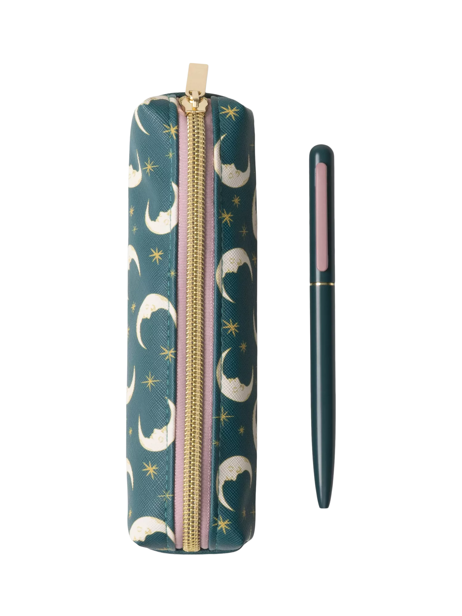 DesignWorks Ink Moon Pen Set in green, imported from the UK
