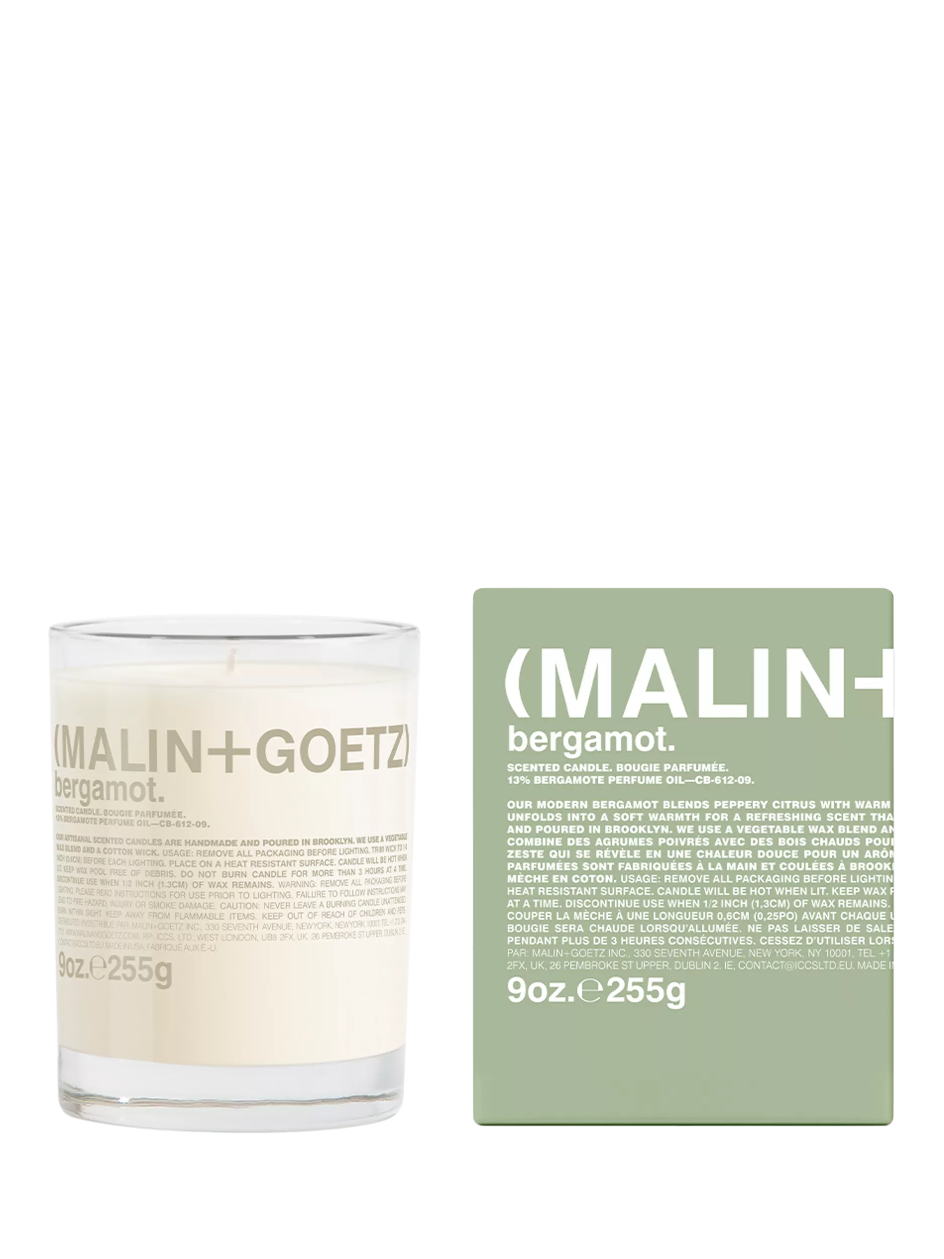 Malin+Goetz bergamot scented candle 255g (British brand)