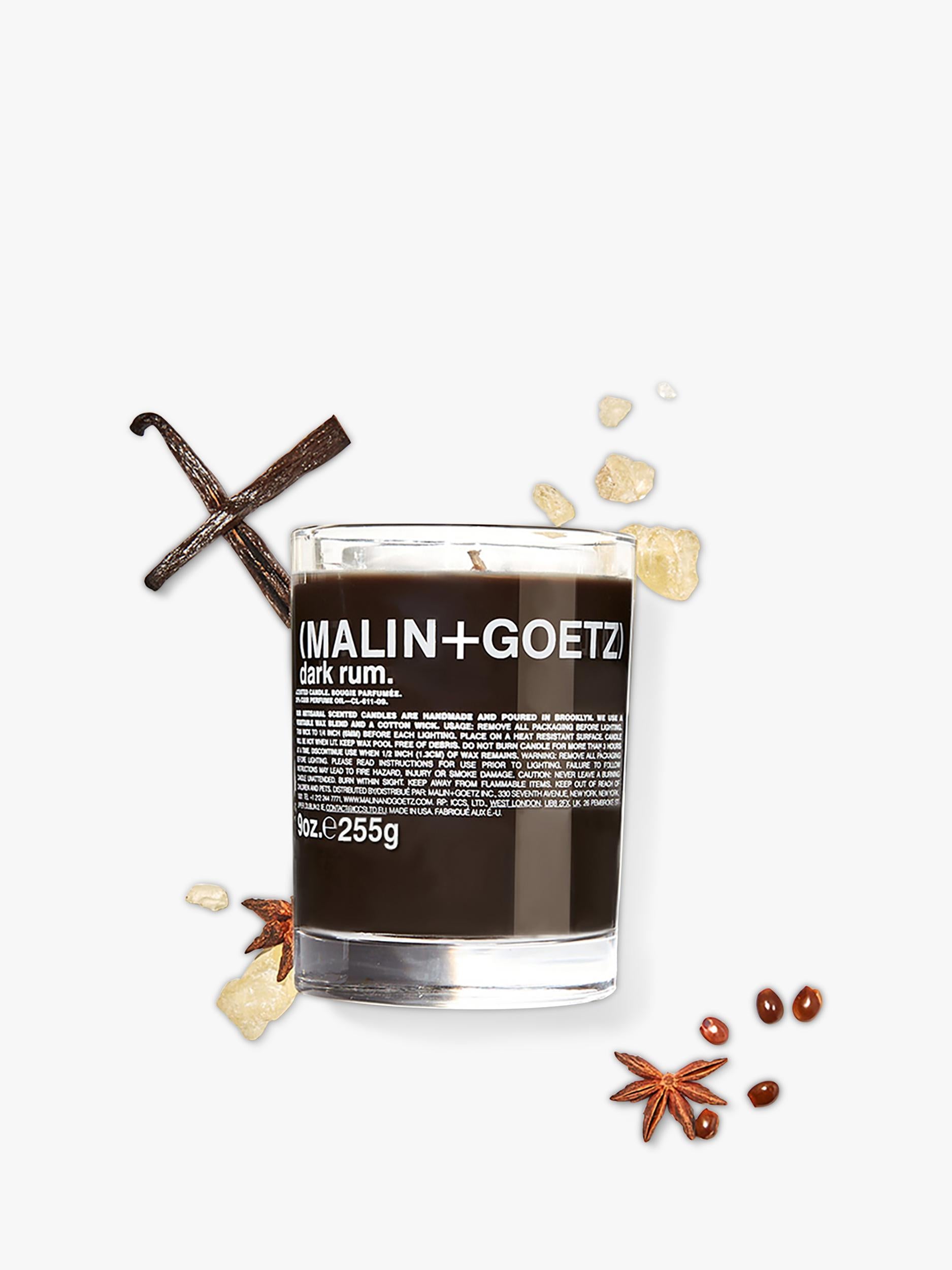 MALIN + GOETZ Dark Rum Scented Candle 255g - British product