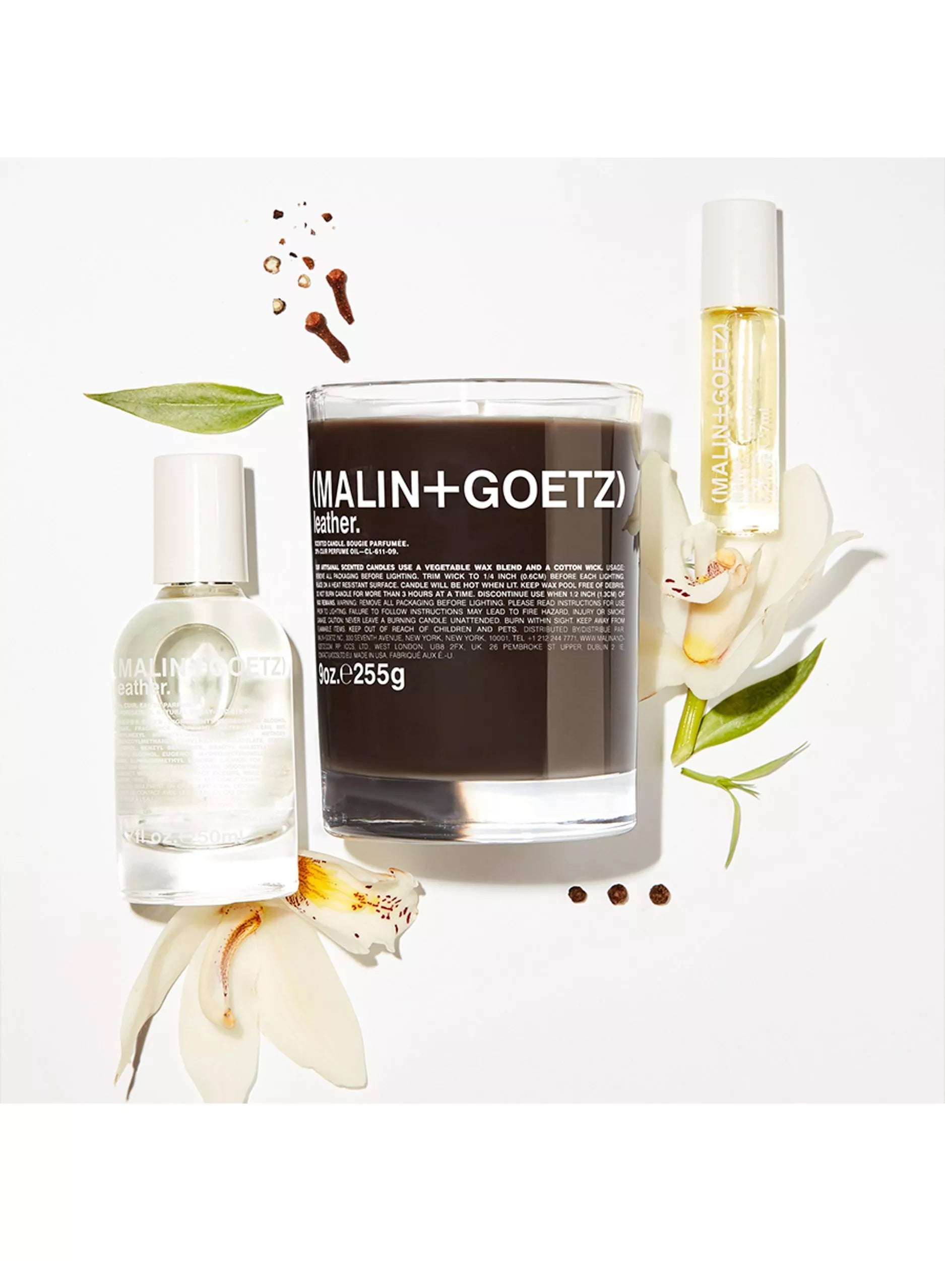 MALIN GOETZ leather scented candle 255g, UK version