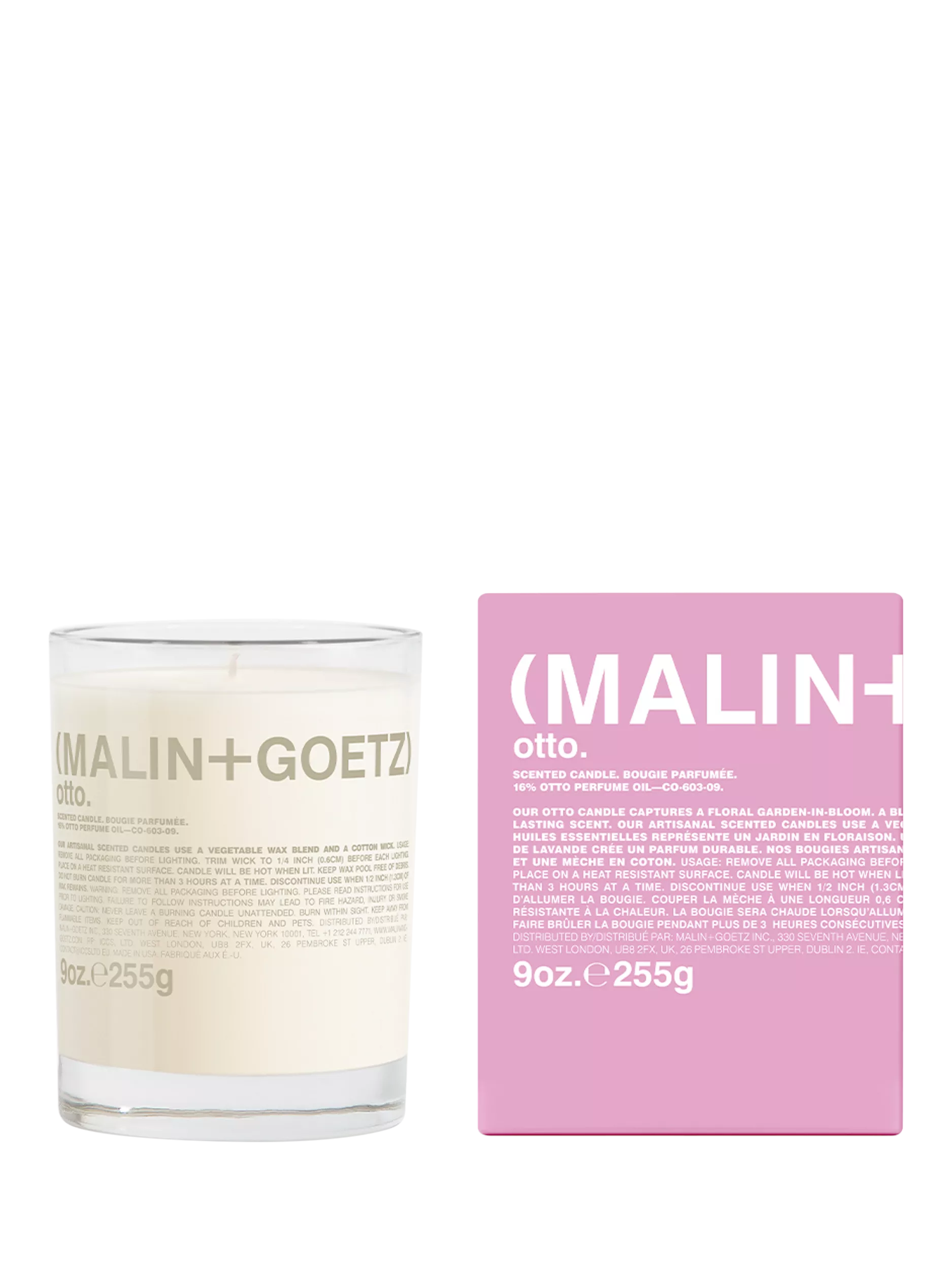 MALIN + GOETZ Otto scented candle 255g (British brand)