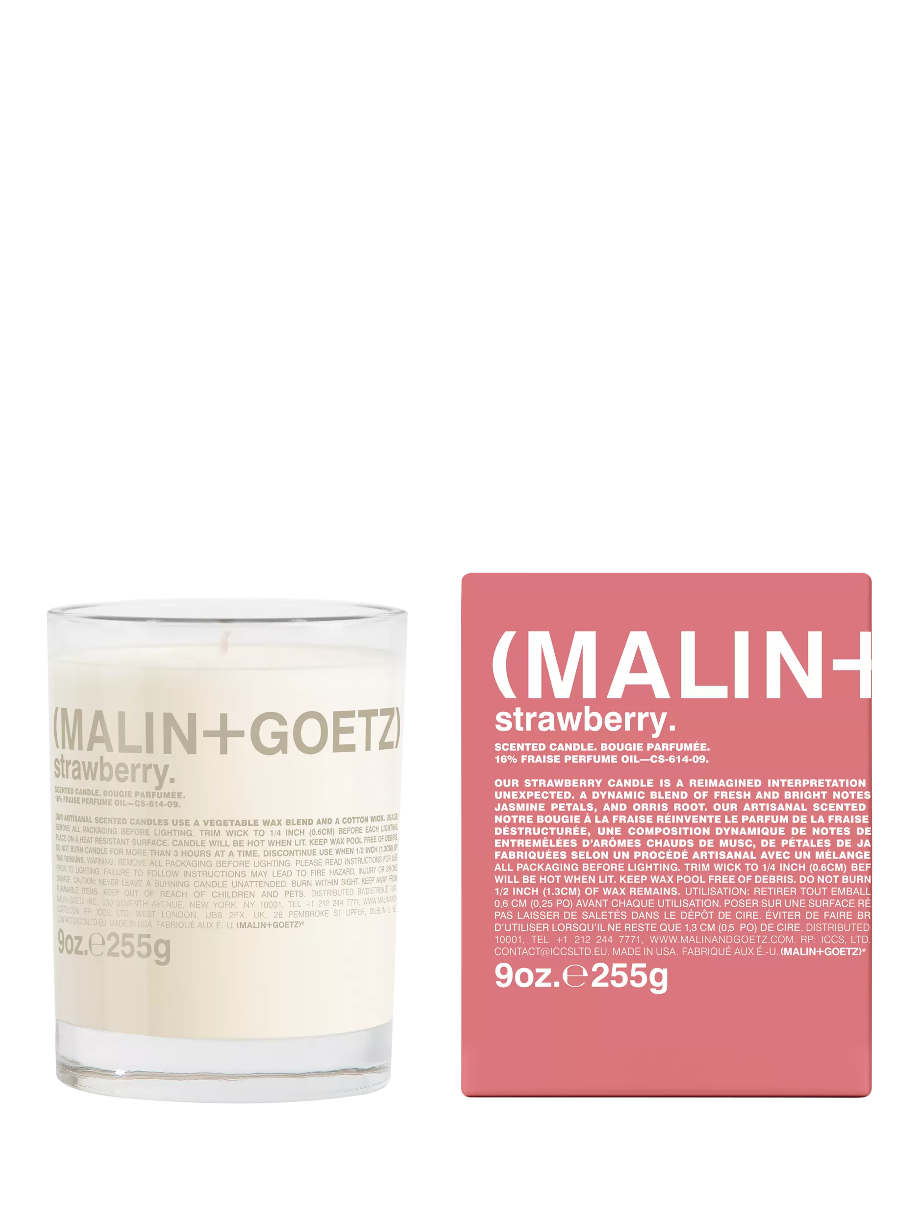 MALIN+GOETZ strawberry scented candle 255g (British brand)