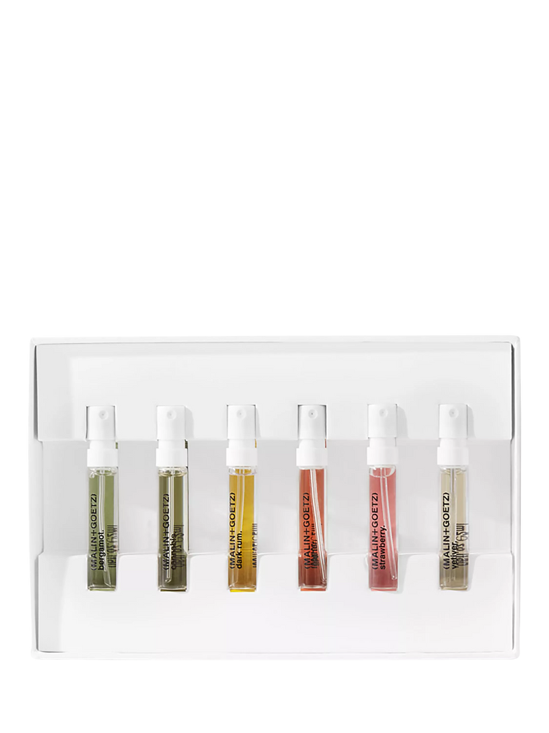Malin+Goetz fragrance discovery gift set 6x2ml, UK version