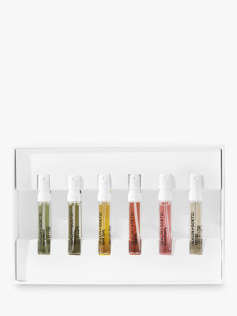 Malin+Goetz fragrance discovery gift set 6x2ml, UK version
