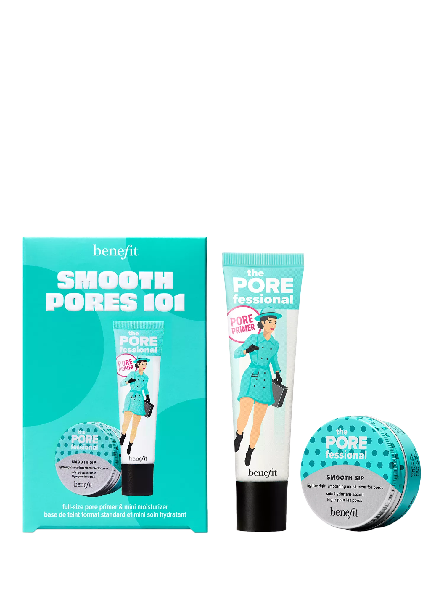 Benefit POREfessional primer moisturiser gift set 22ml 20ml - British product