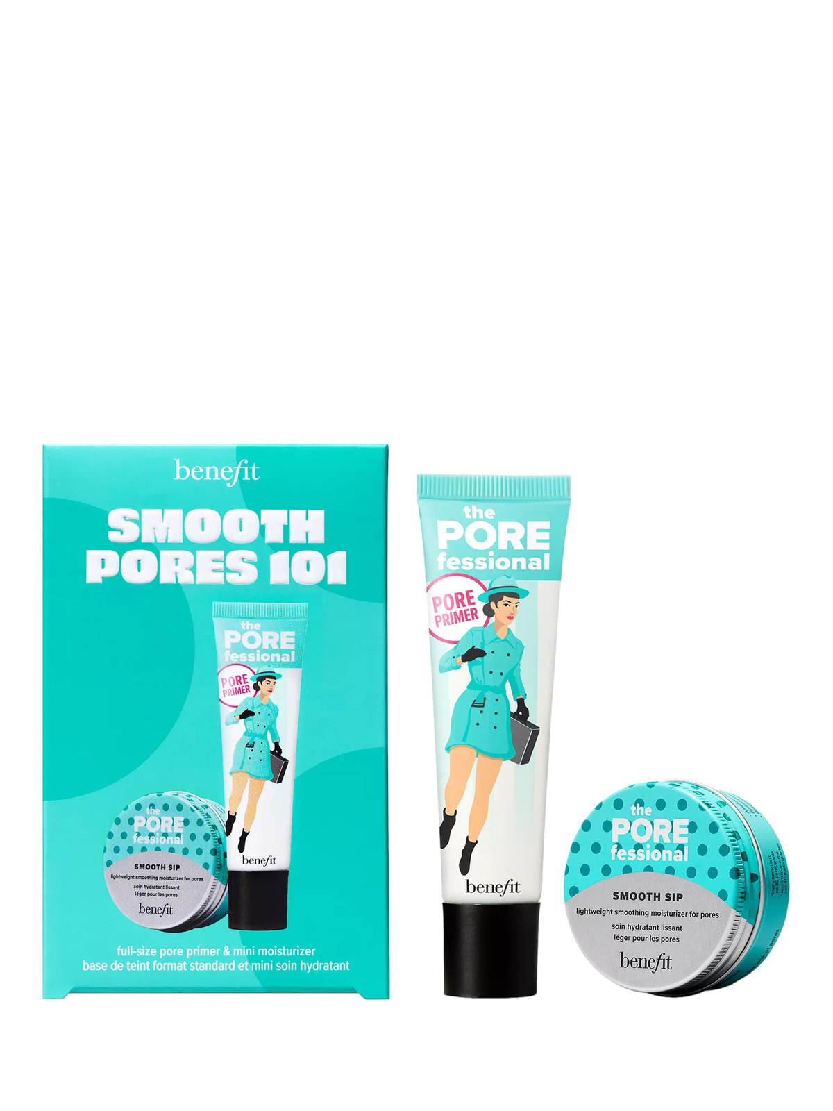 Benefit POREfessional primer moisturiser gift set 22ml 20ml - British product