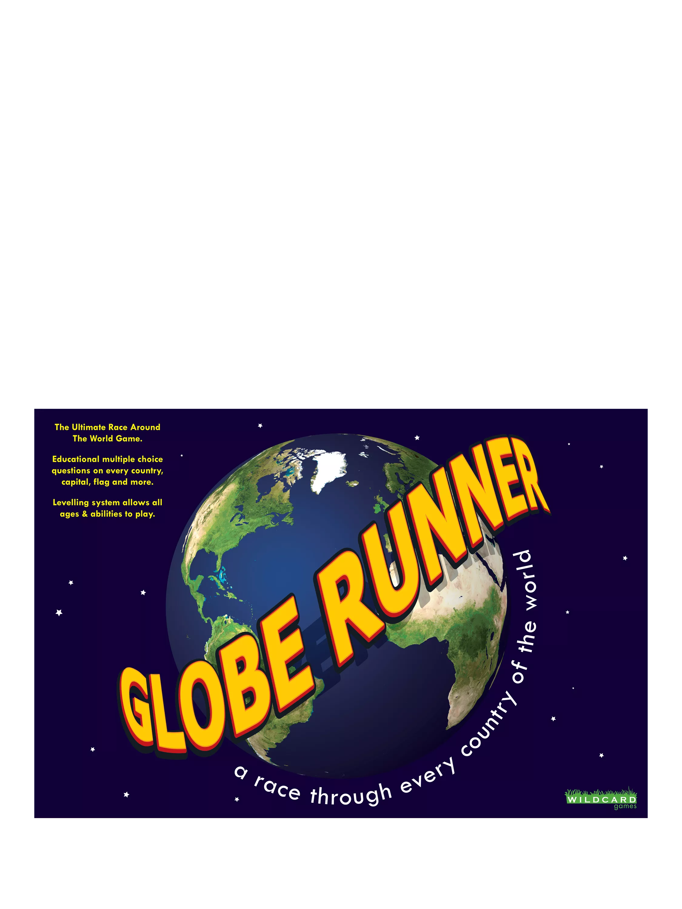 Wildcard Games Globe Runner board game, UK version