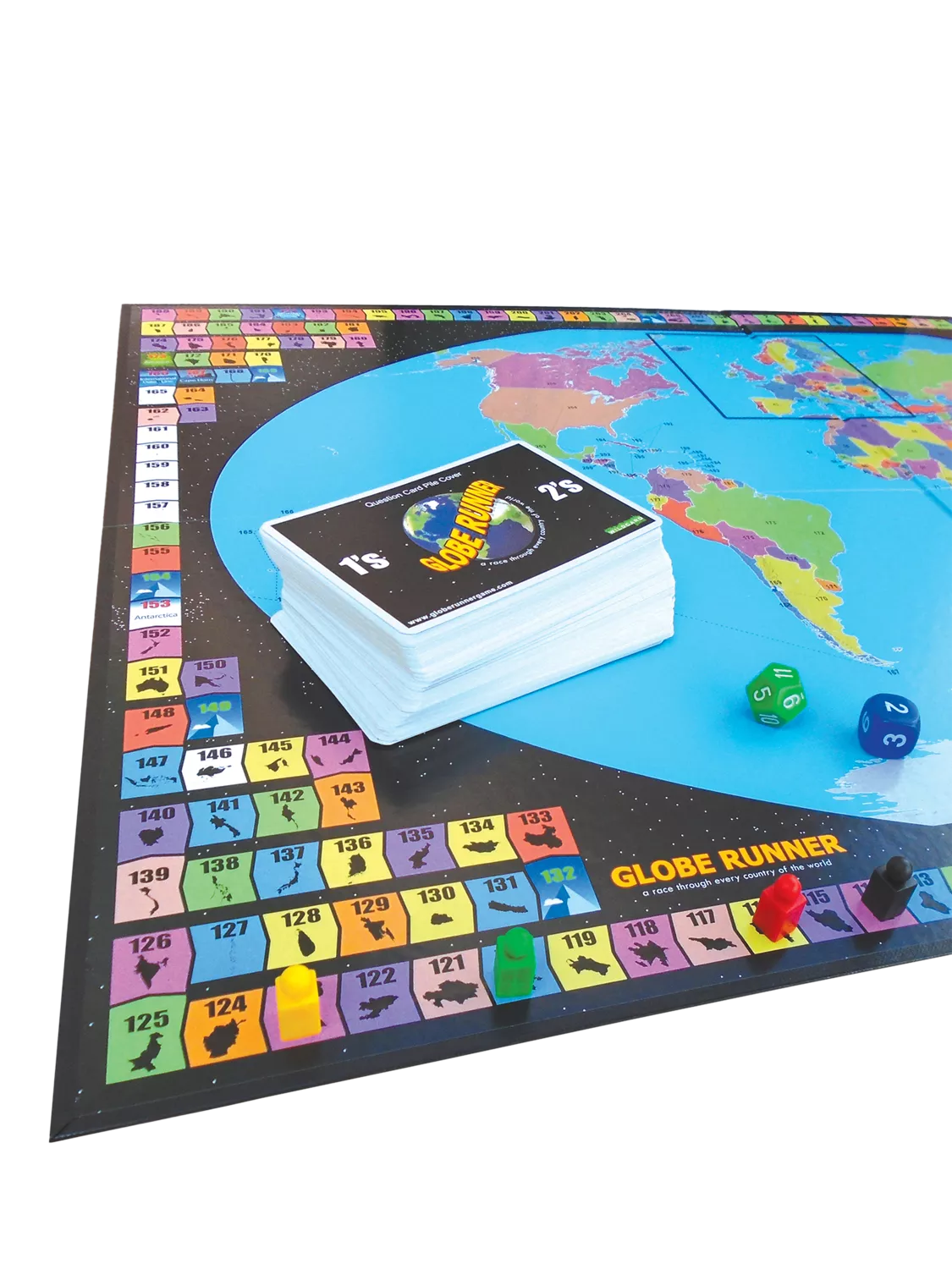 Wildcard Games Globe Runner board game, UK version