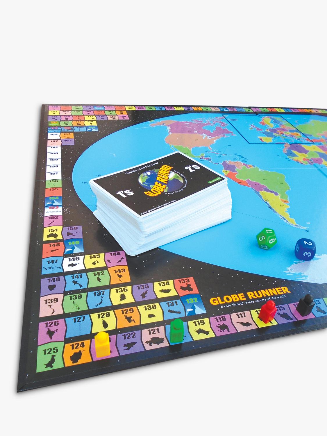 Wildcard Games Globe Runner board game, UK version