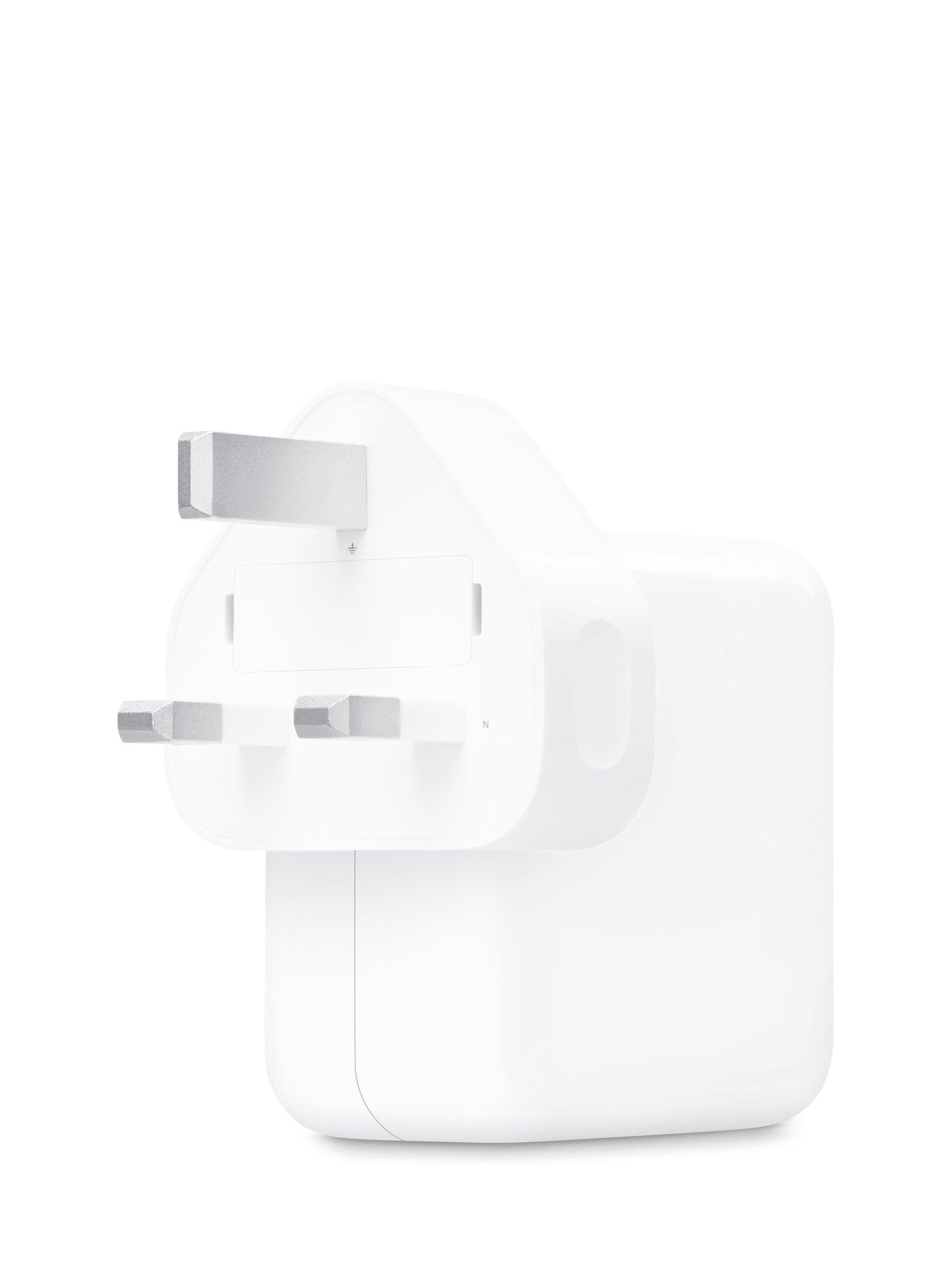 Apple 35W Dual USB-C Power Adapter white, imported from the UK