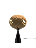 Tom Dixon Whirl table lamp gold black, imported from the UK