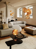 Tom Dixon Whirl table lamp gold black, imported from the UK