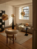 Tom Dixon Whirl table lamp gold black, imported from the UK