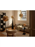 Tom Dixon Whirl table lamp gold black, imported from the UK