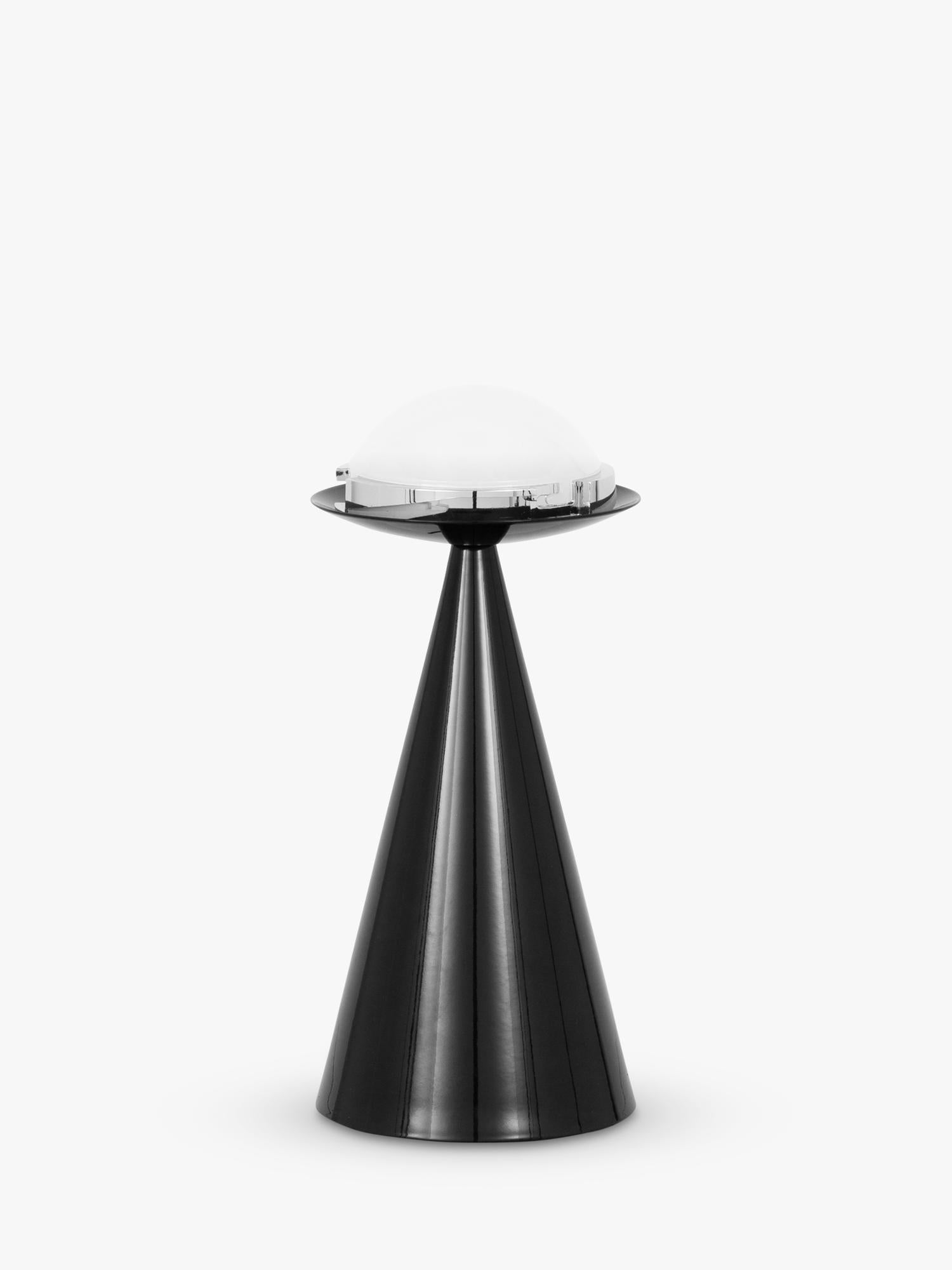 Tom Dixon Whirl table lamp gold black, imported from the UK