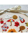 MakeBox & Co Autumn Stitches embroidery kit (British brand)