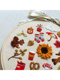 MakeBox & Co Autumn Stitches embroidery kit (British brand)