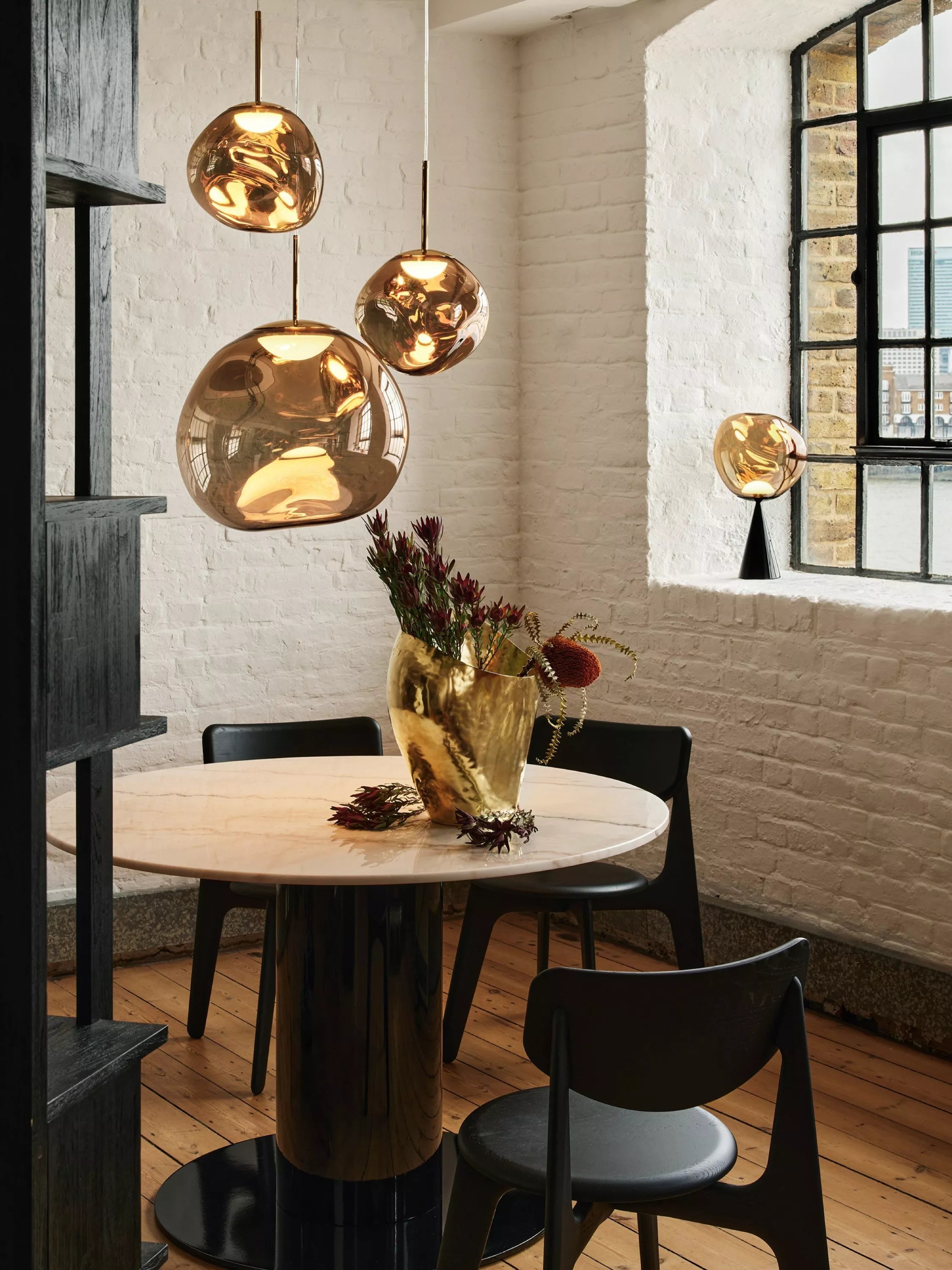Tom Dixon Melt pendant ceiling light metallic bronze - British product