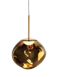 Tom Dixon Melt Mini Pendant Ceiling Light in Metallic Bronze, imported from the UK
