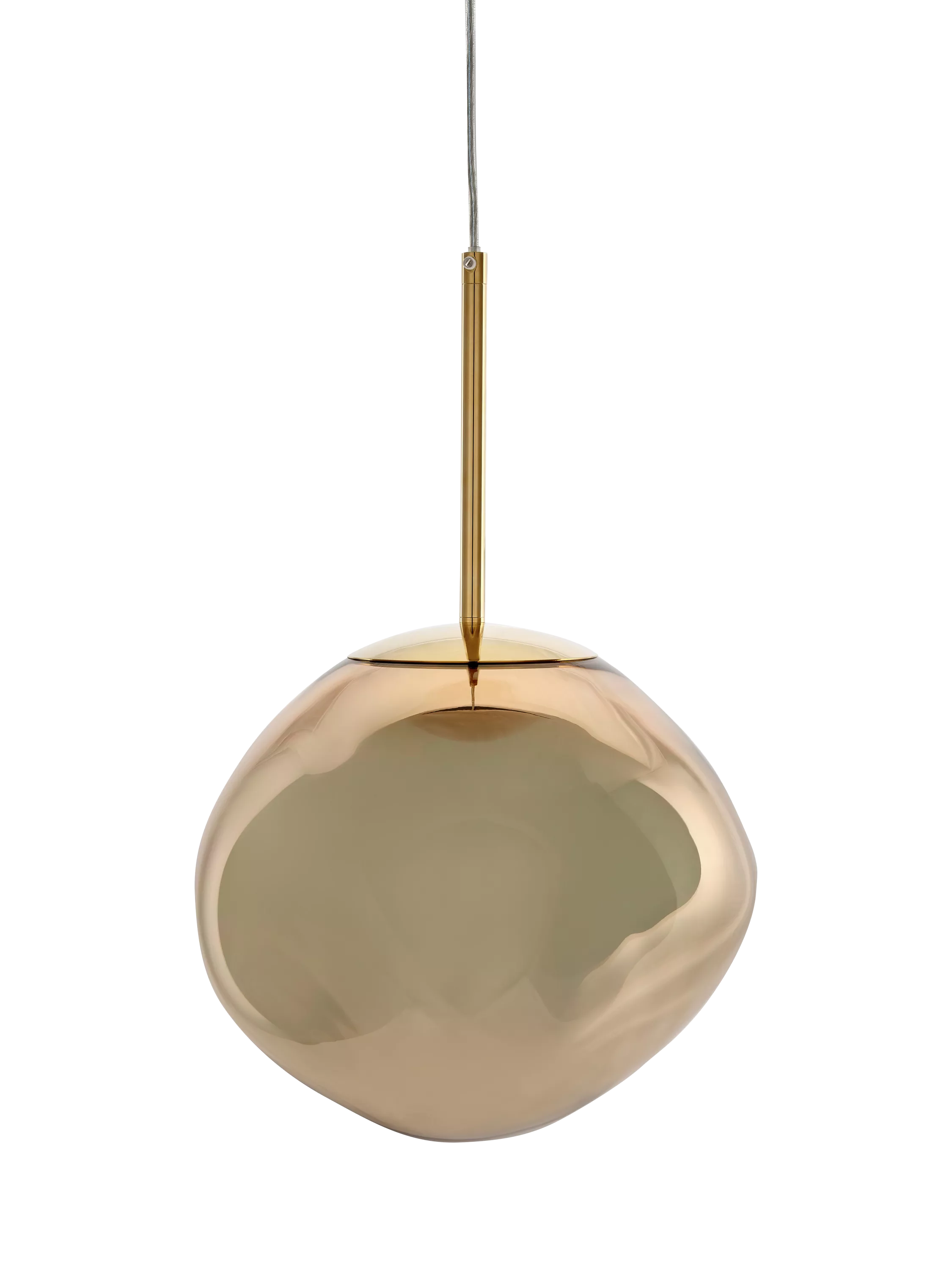 Tom Dixon Melt Mini Pendant Ceiling Light in Metallic Bronze, imported from the UK