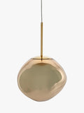 Tom Dixon Melt Mini Pendant Ceiling Light in Metallic Bronze, imported from the UK