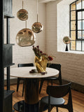 Tom Dixon Melt Mini Pendant Ceiling Light in Metallic Bronze, imported from the UK