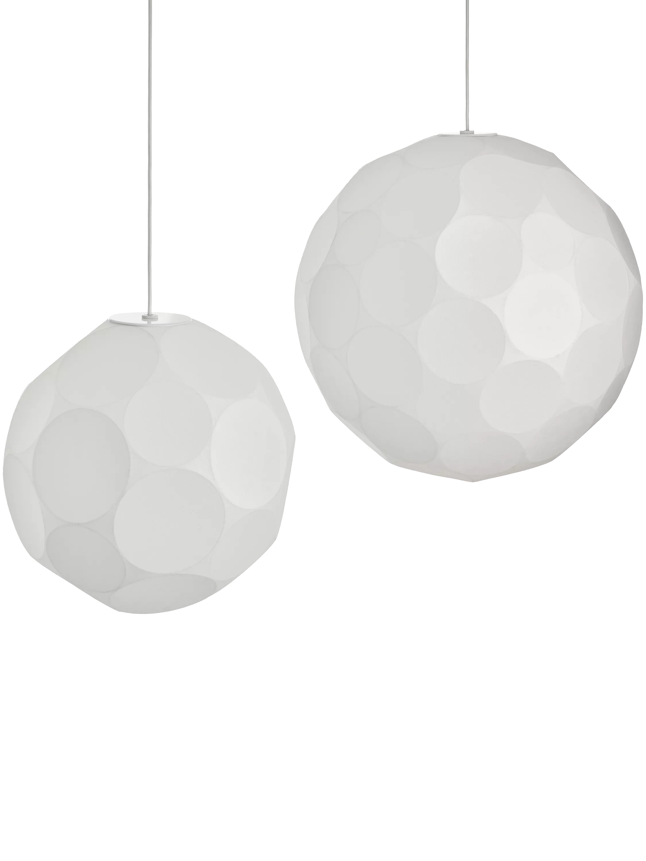 Tom Dixon Soft Small pendant ceiling light white, imported from the UK