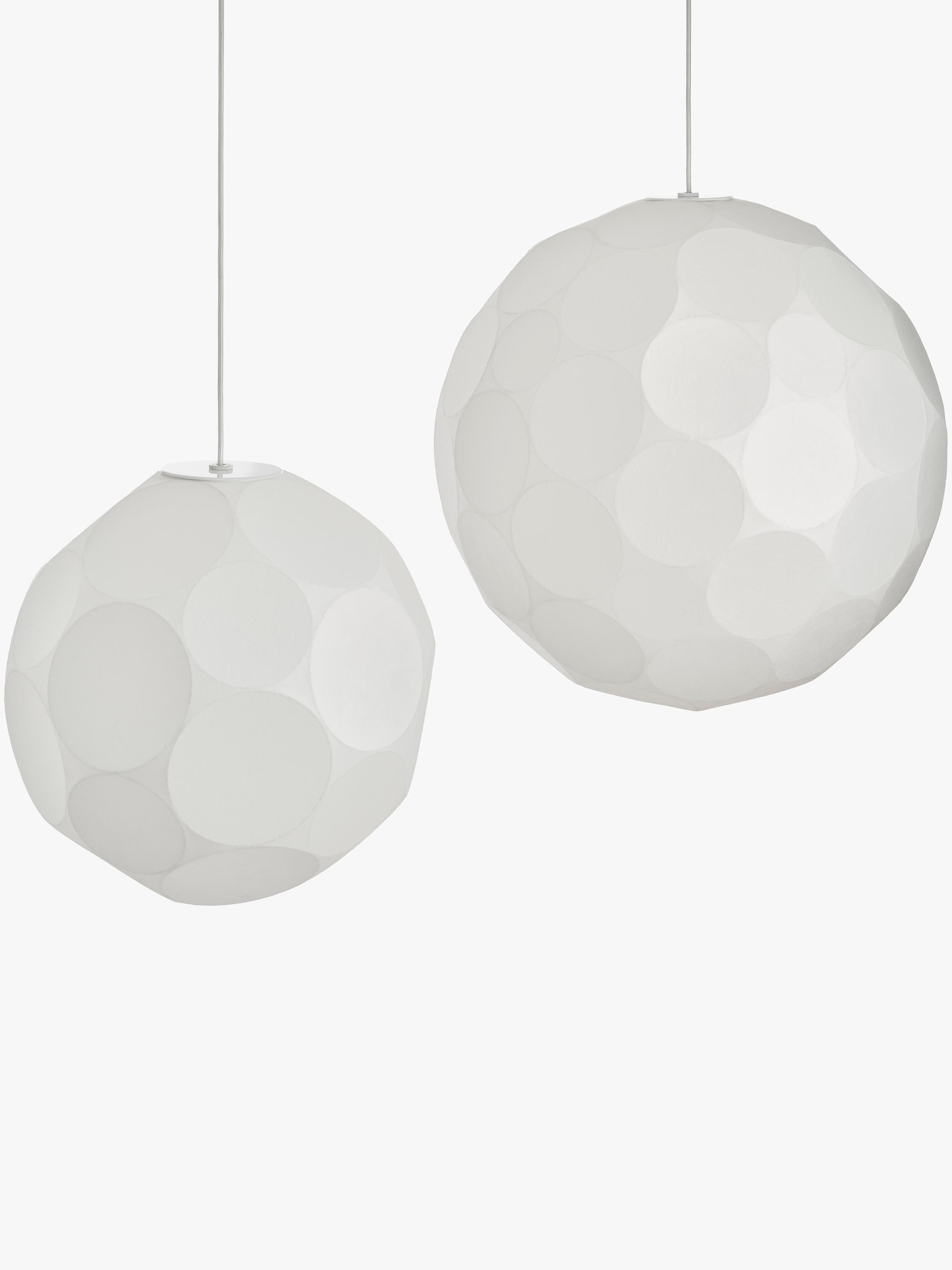 Tom Dixon Soft Small pendant ceiling light white, imported from the UK