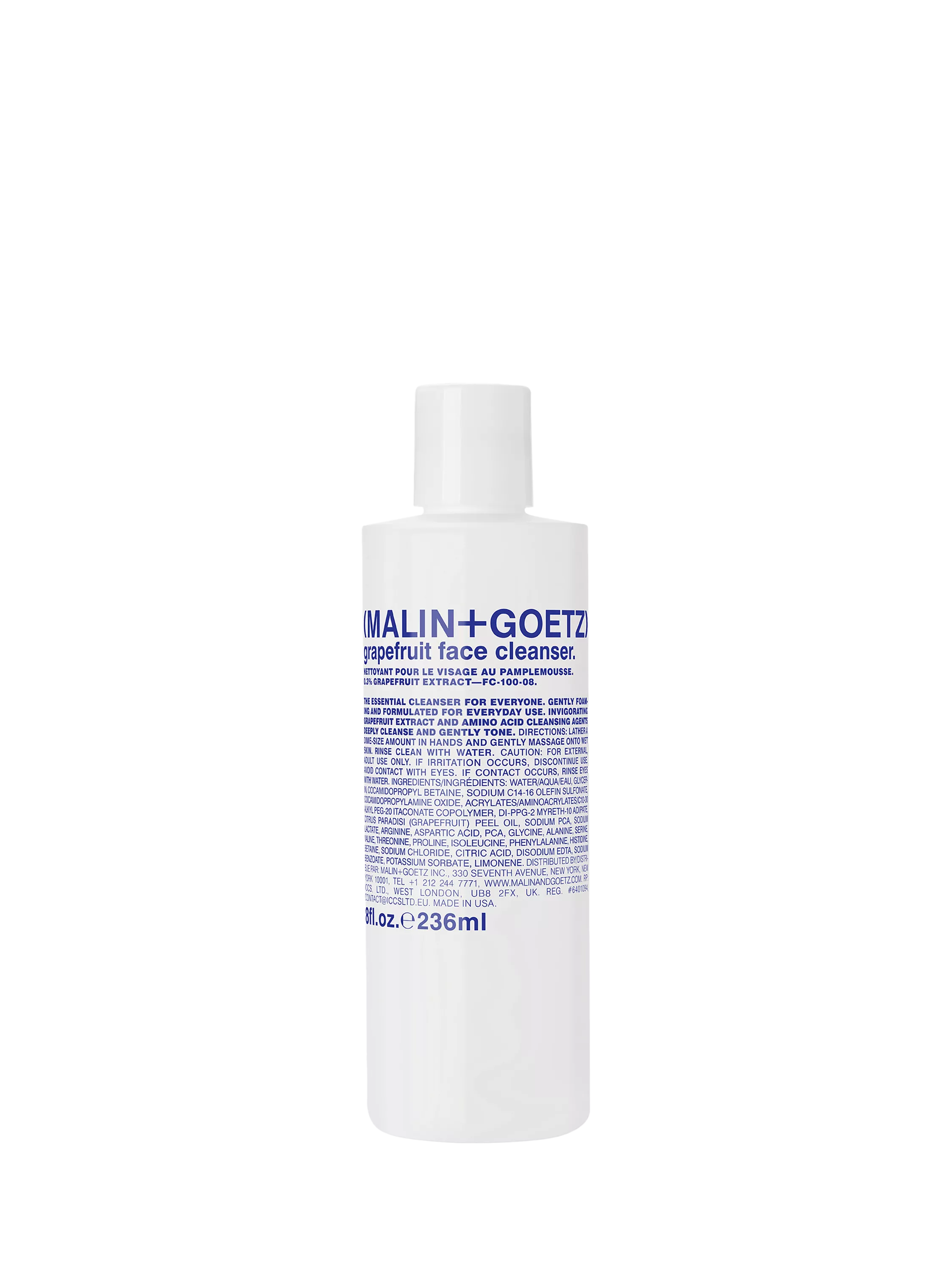 MALIN + GOETZ Grapefruit Face Cleanser 236ml - British product