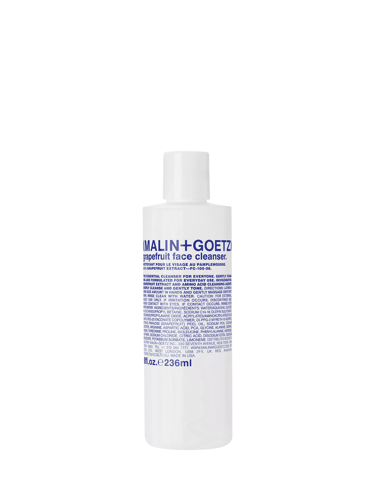 MALIN + GOETZ Grapefruit Face Cleanser 236ml - British product