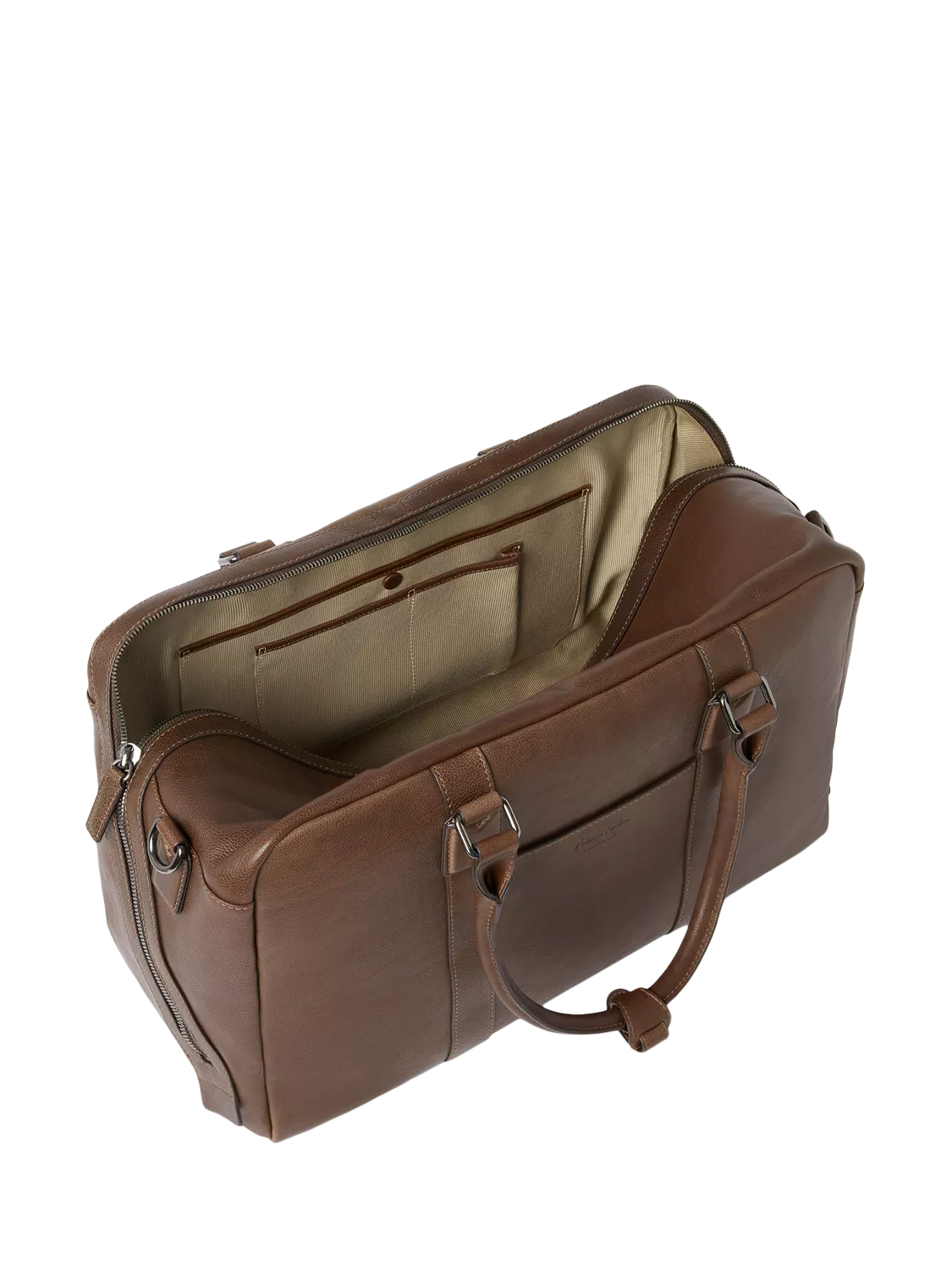 Osprey London Compass Leather Weekender Bag (British brand)