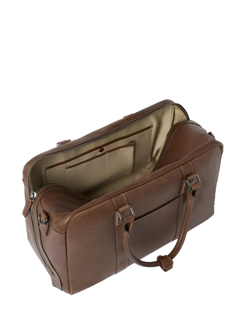 Osprey London Compass Leather Weekender Bag (British brand)