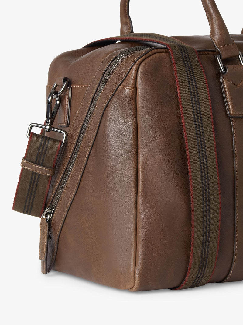 Osprey London Compass Leather Weekender Bag (British brand)