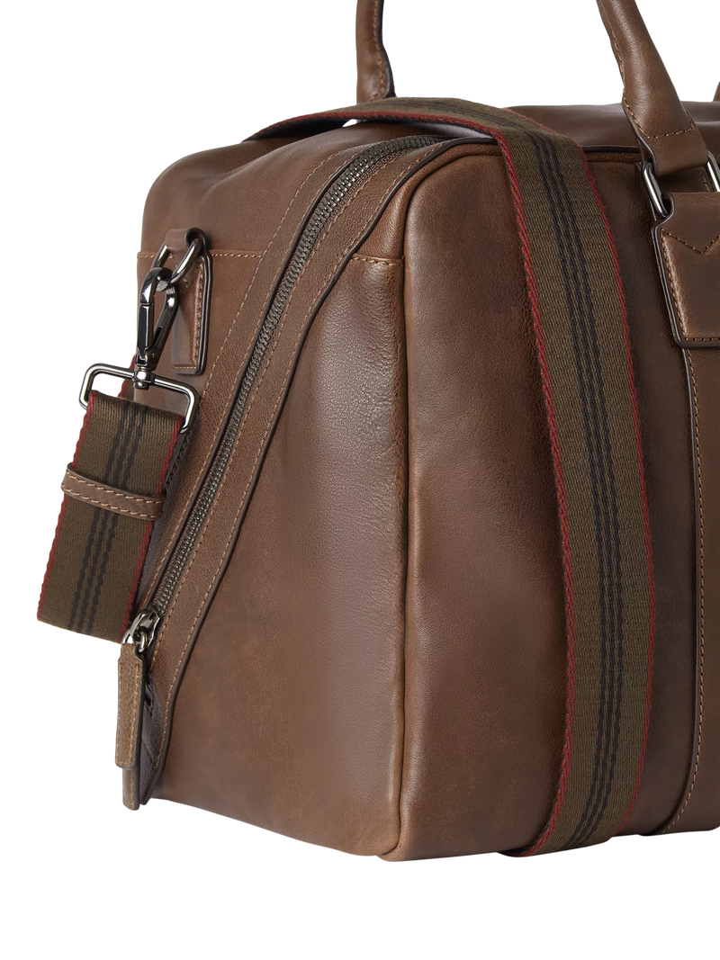 Osprey London Compass Leather Weekender Bag (British brand)