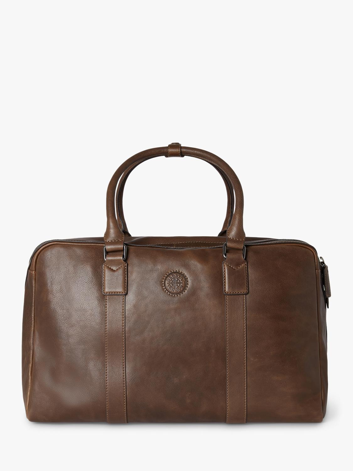 Osprey London Compass Leather Weekender Bag (British brand)