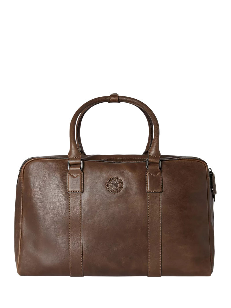 Osprey London Compass Leather Weekender Bag (British brand)