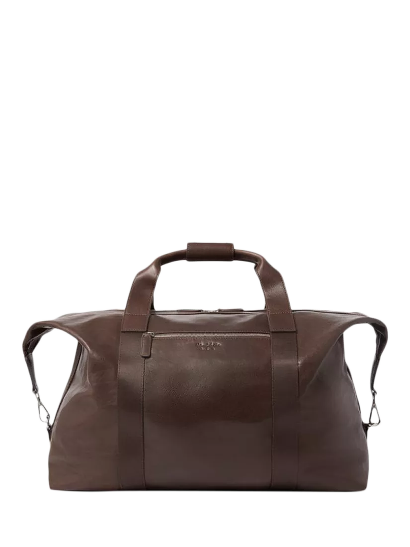 OSPREY LONDON Toby Leather Weekender Bag