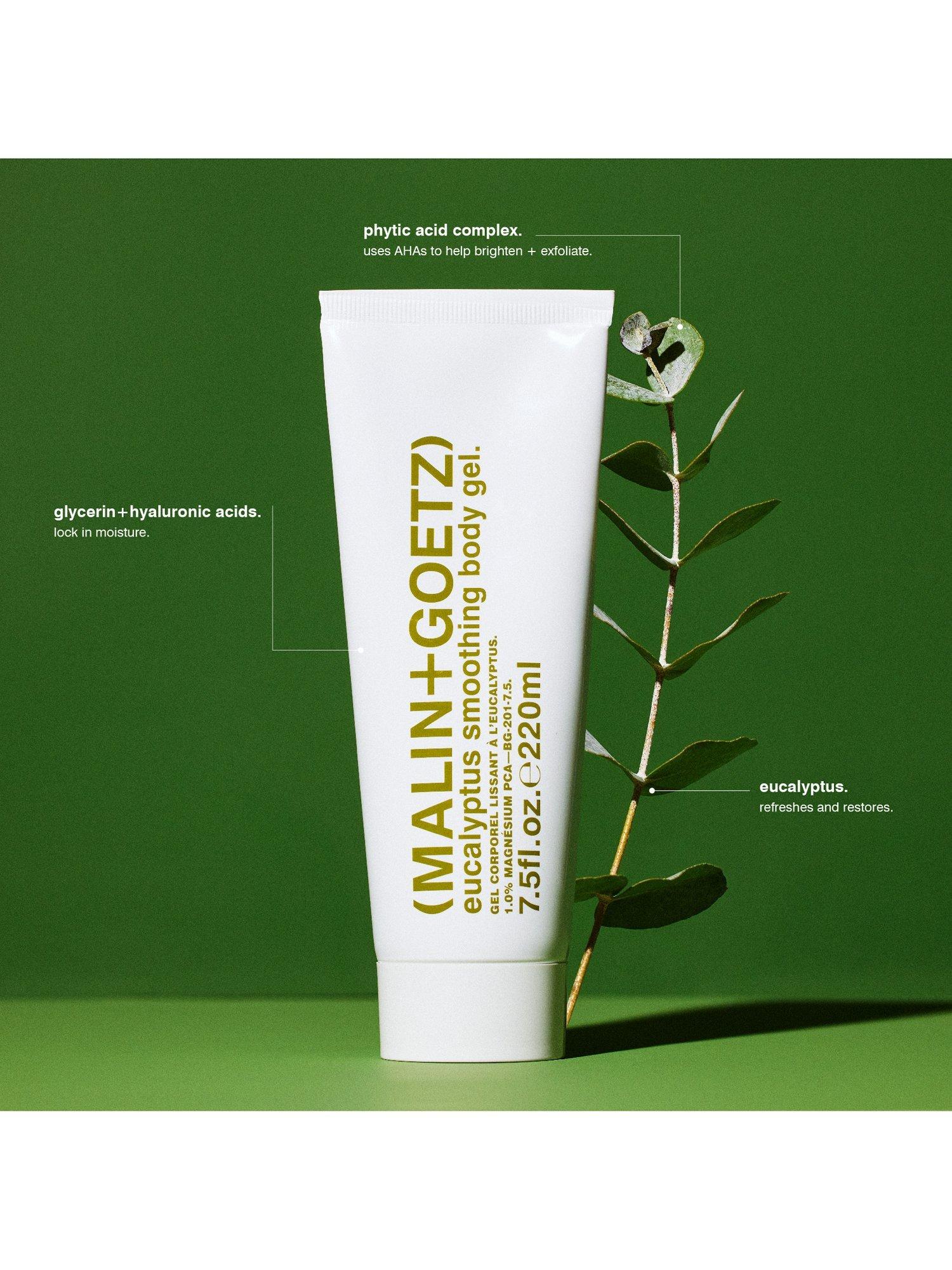 MALIN + GOETZ Eucalyptus Smoothing Body Gel 220ml (British brand)