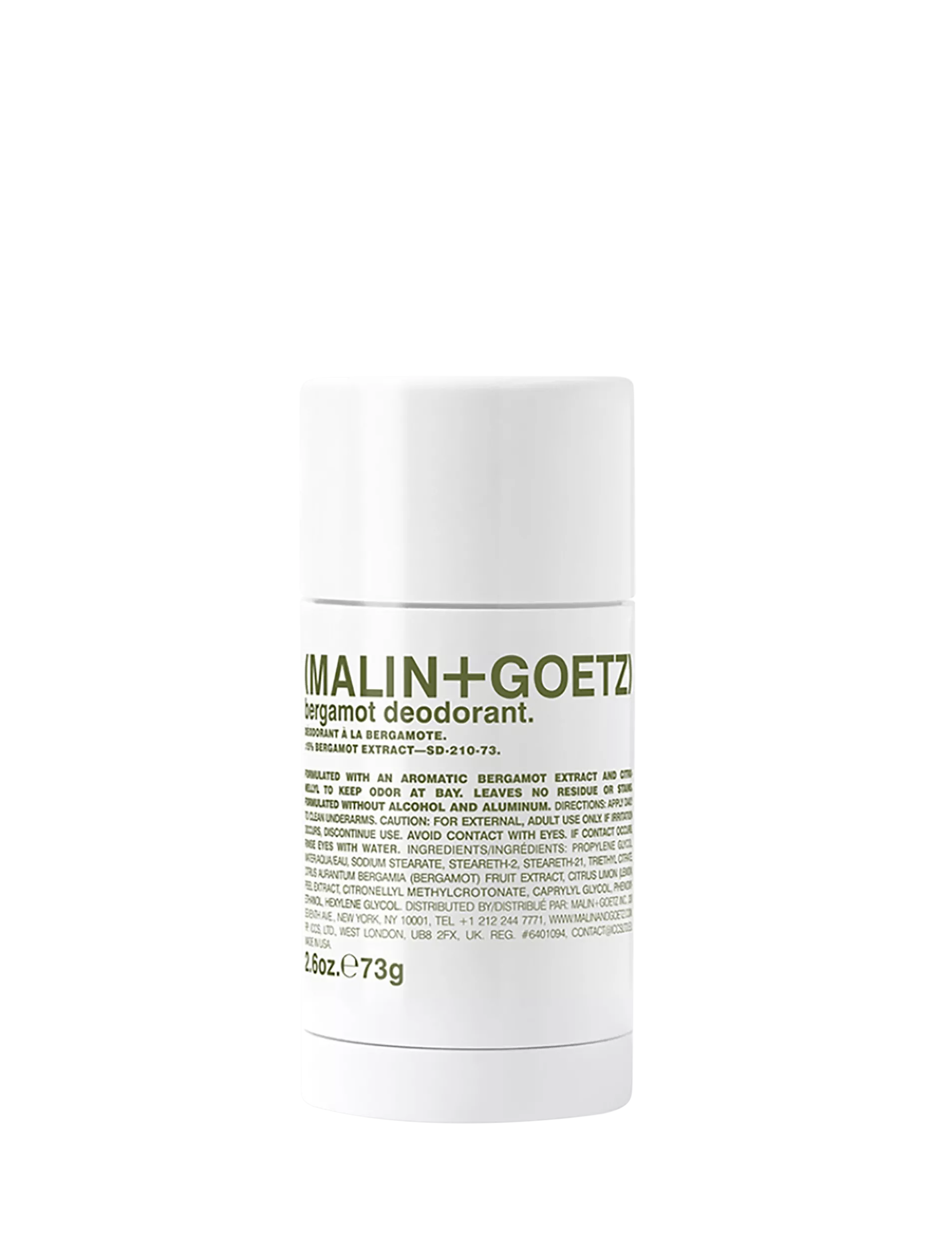 MALIN + GOETZ bergamot stick deodorant 73g - British product