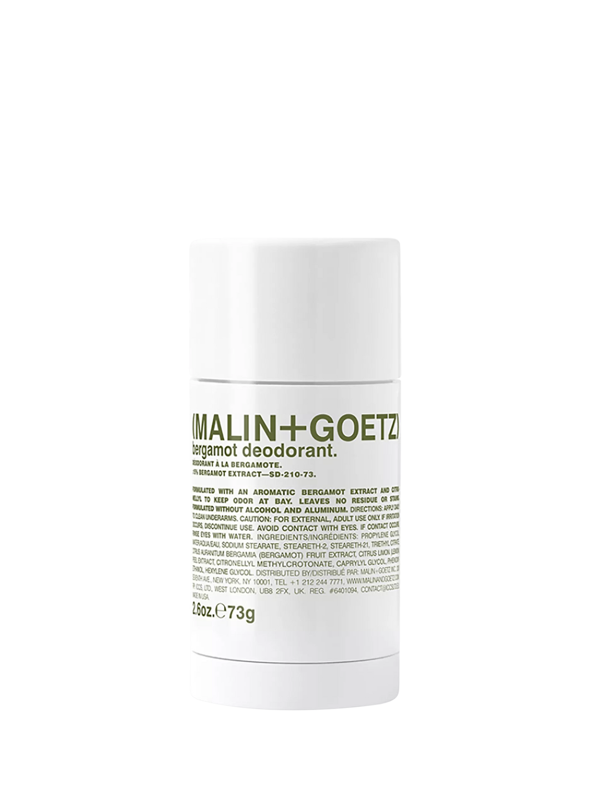 MALIN + GOETZ bergamot stick deodorant 73g - British product