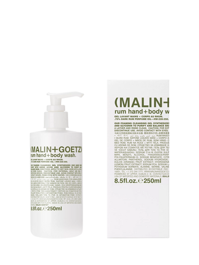 John Lewis MALIN + GOETZ Rum Hand & Body Wash 250ml- Buy online at McGrocer