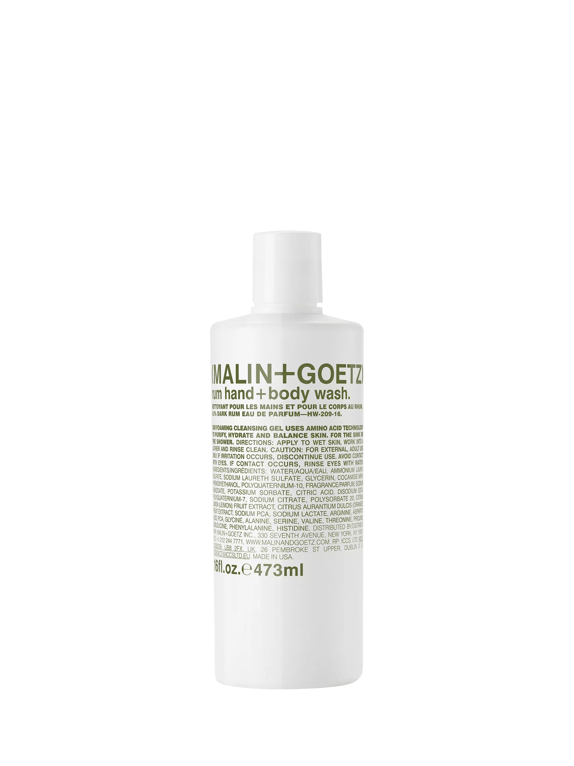 MALIN + GOETZ Rum Hand & Body Wash 250ml