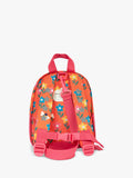 Frugi kids floral backpack in orange/multi - British product