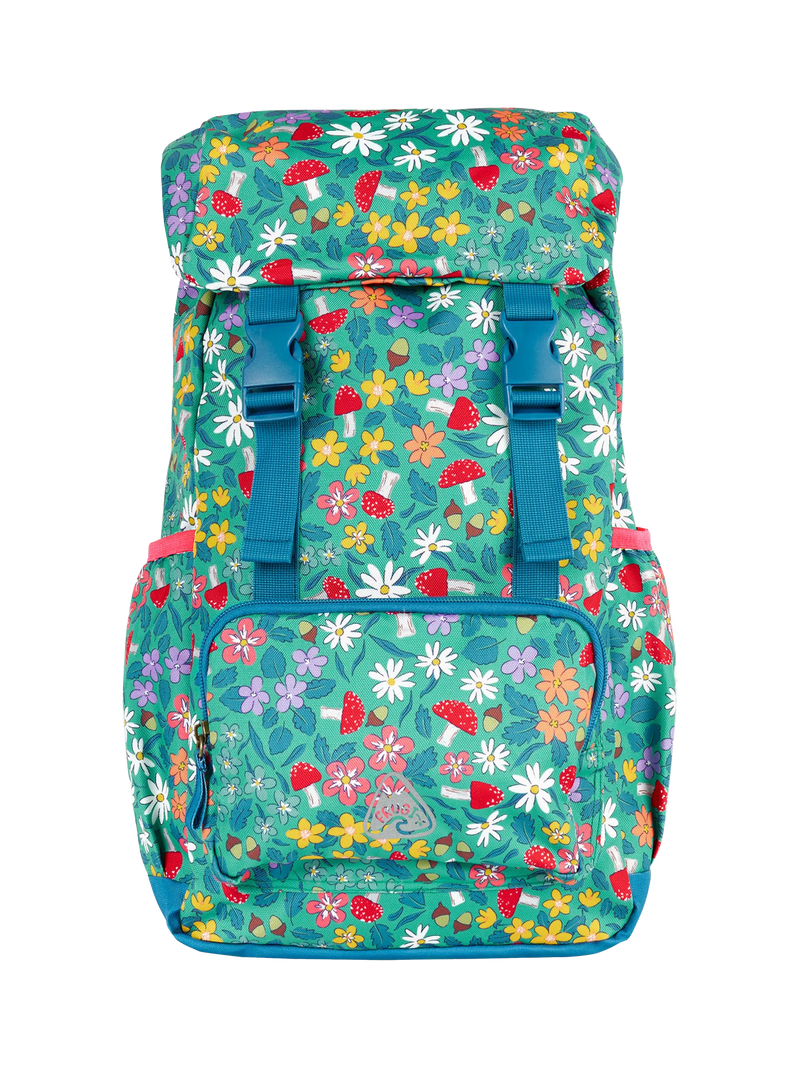 Frugi trail blazing printed backpack wild woods, UK version