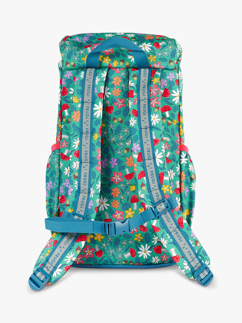 Frugi trail blazing printed backpack wild woods, UK version