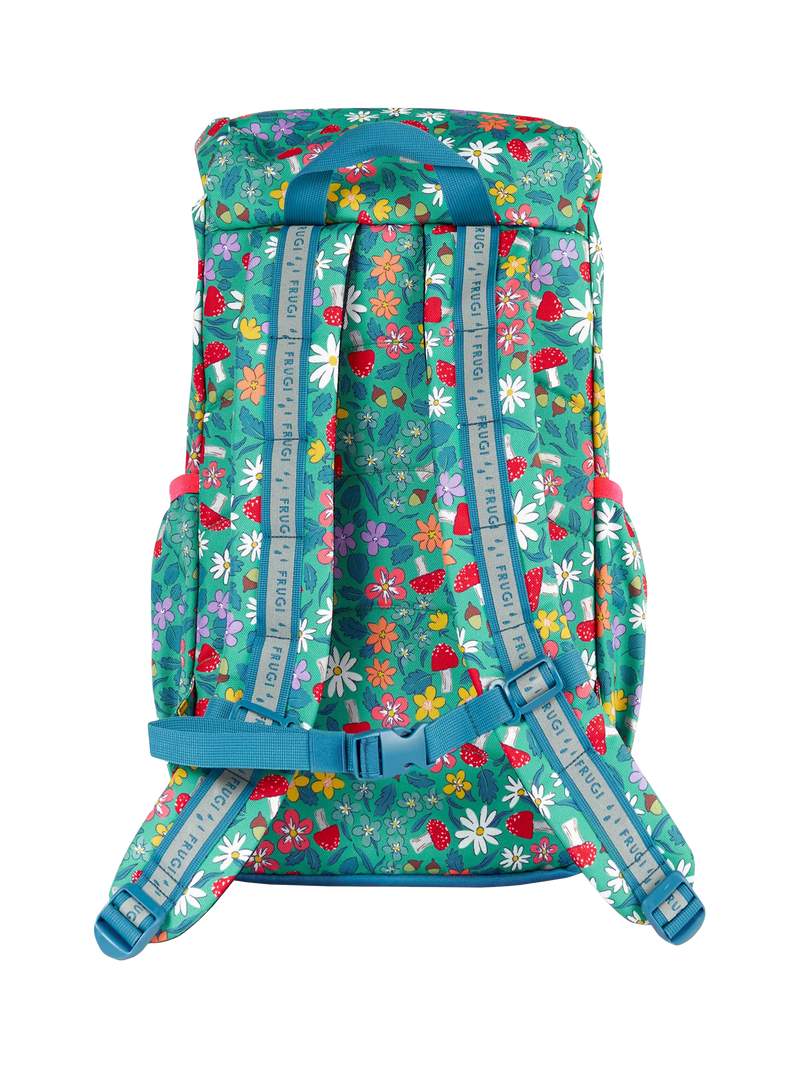 Frugi trail blazing printed backpack wild woods, UK version