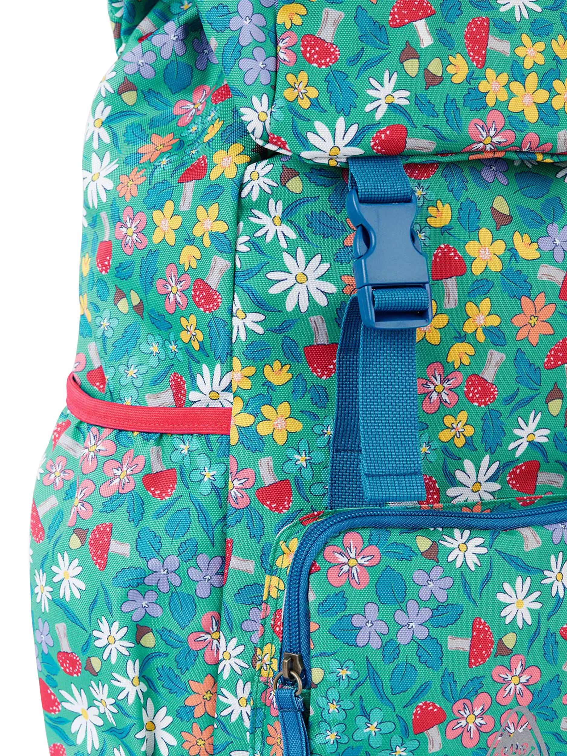 Frugi trail blazing printed backpack wild woods, UK version