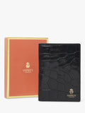 Ospey London croc leather passport cover, UK version