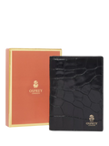 Ospey London croc leather passport cover, UK version
