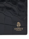 Ospey London croc leather passport cover, UK version